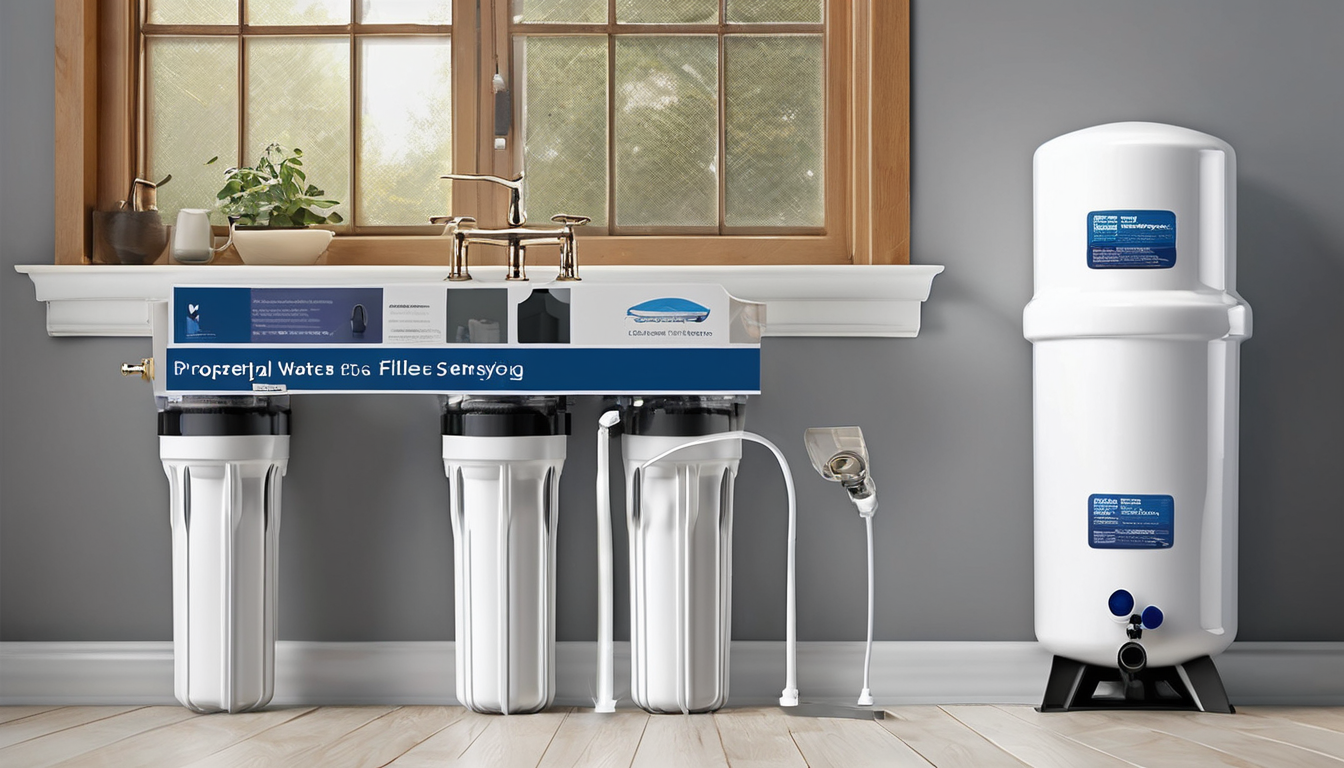How to Properly Install a Whole House Water Filter System - Step-by-step guide on setting up a comprehensive home water filtration system.