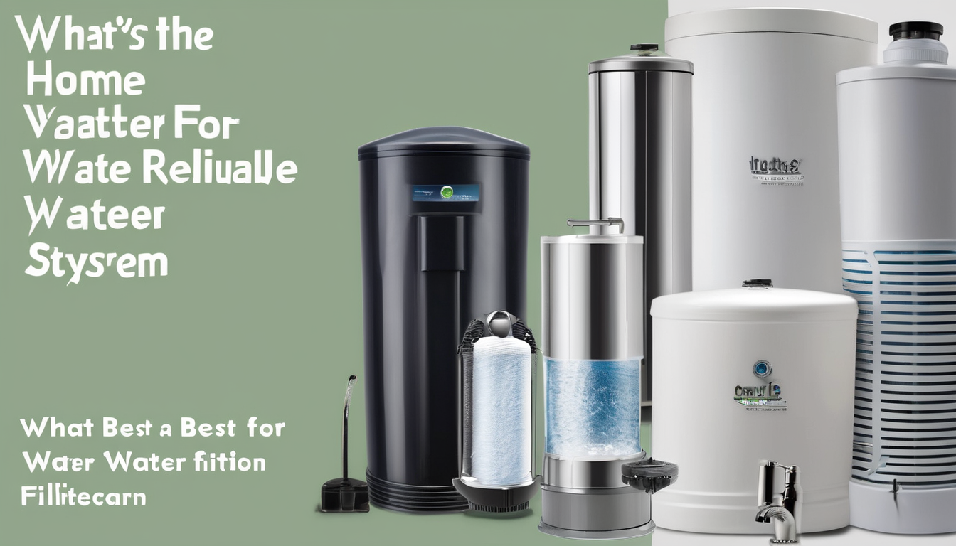 For Reliable Clean Water - What's the best home water filtration system for reliable, clean water? - Home water filter opt...