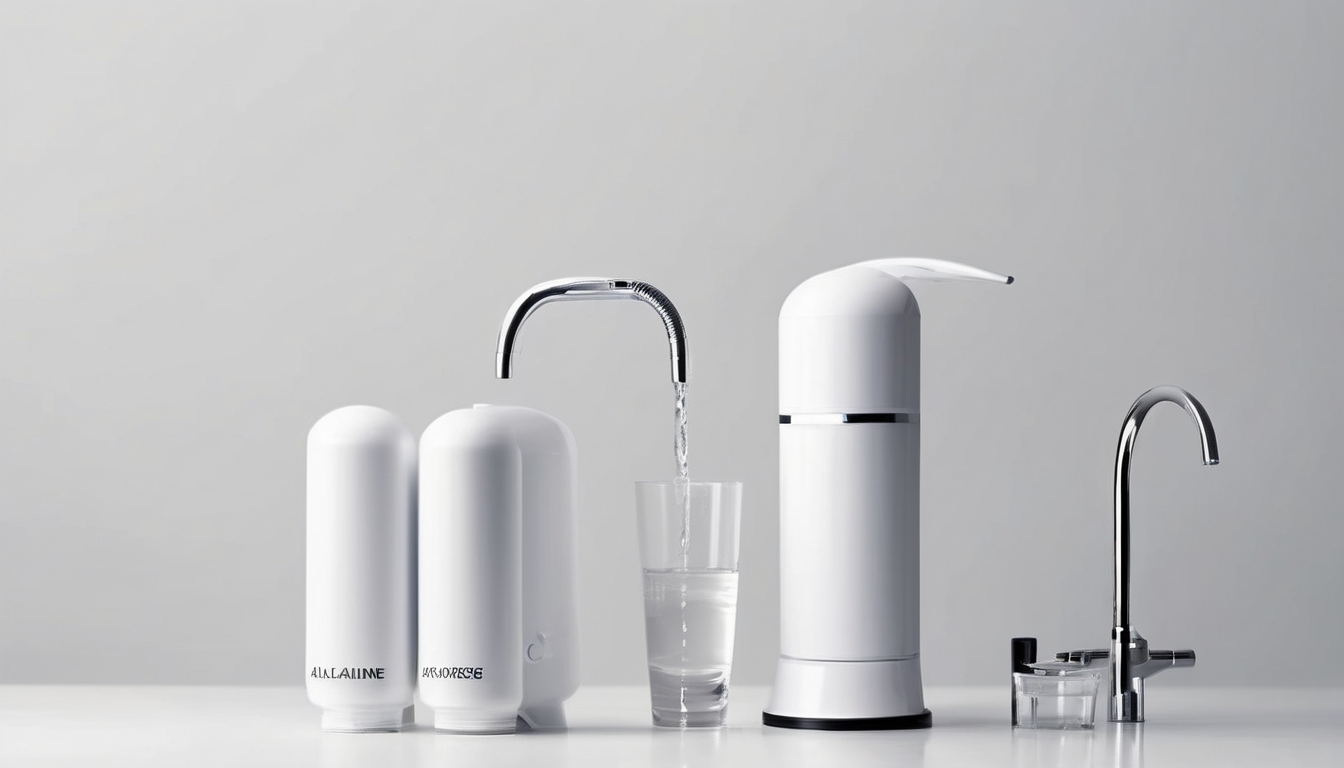 Alkaline vs Reverse Osmosis Water Filters - comparison diagram showing filtration stages