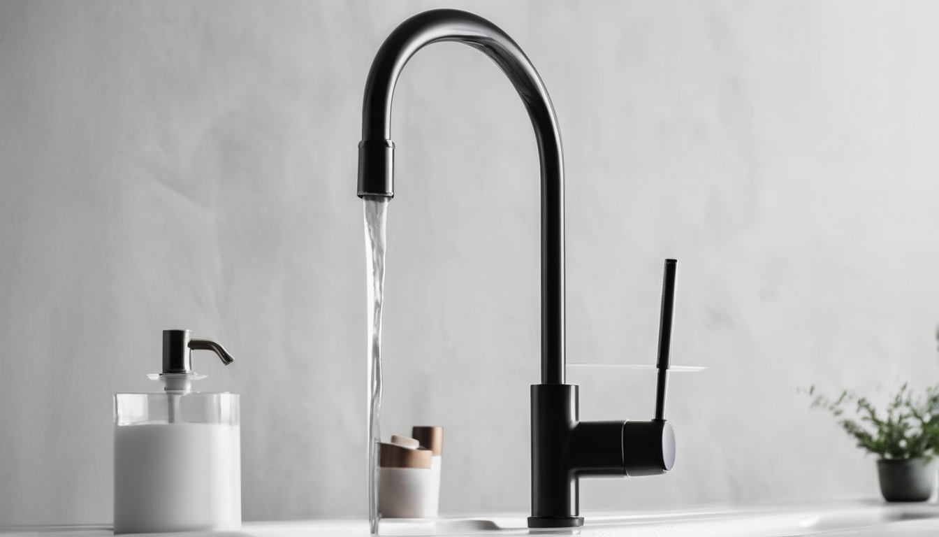 Best Faucet Water Filters for Dubai Tap Water Quality - installation demonstration in UAE kitchen