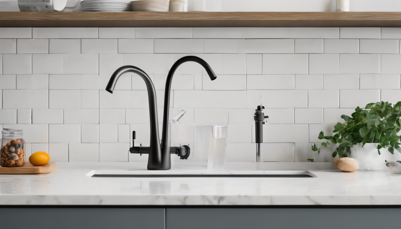 Countertop vs Under-Sink Water Filter Comparison - installation diagram for UAE homes