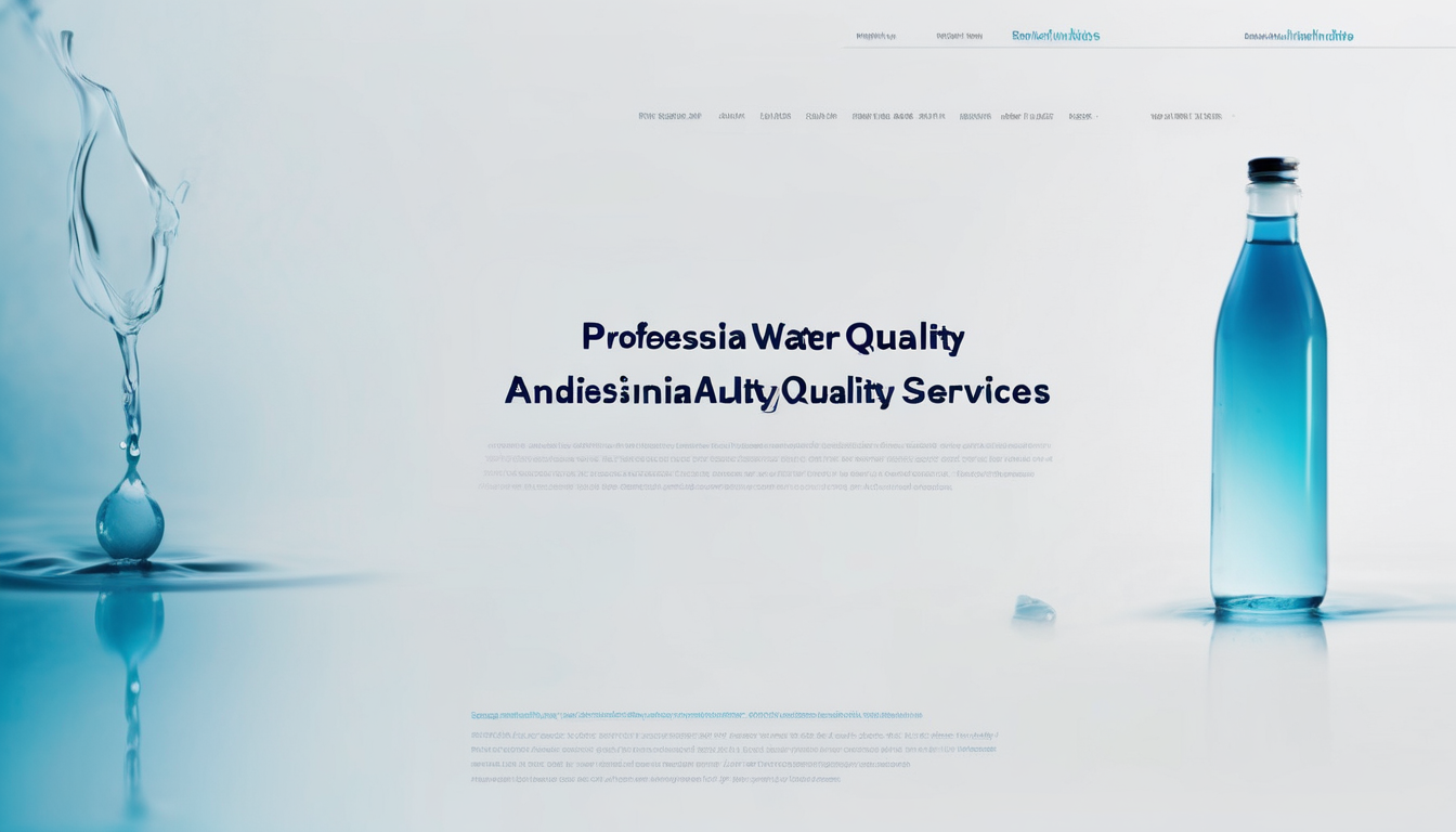 Professional Water Quality Analysis Services UAE - technician collecting water samples for laboratory testing