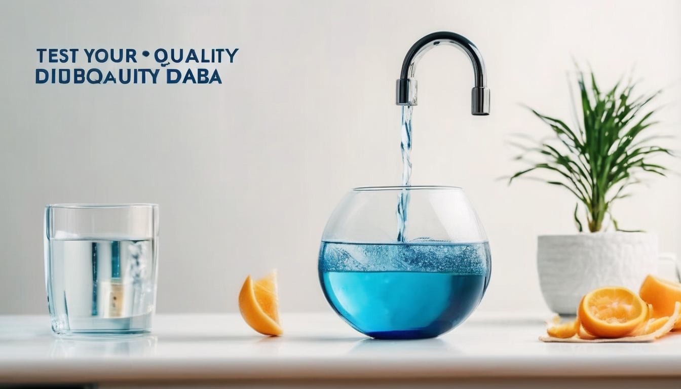 How to Test Your Home Water Quality in Dubai - professional water testing demonstration