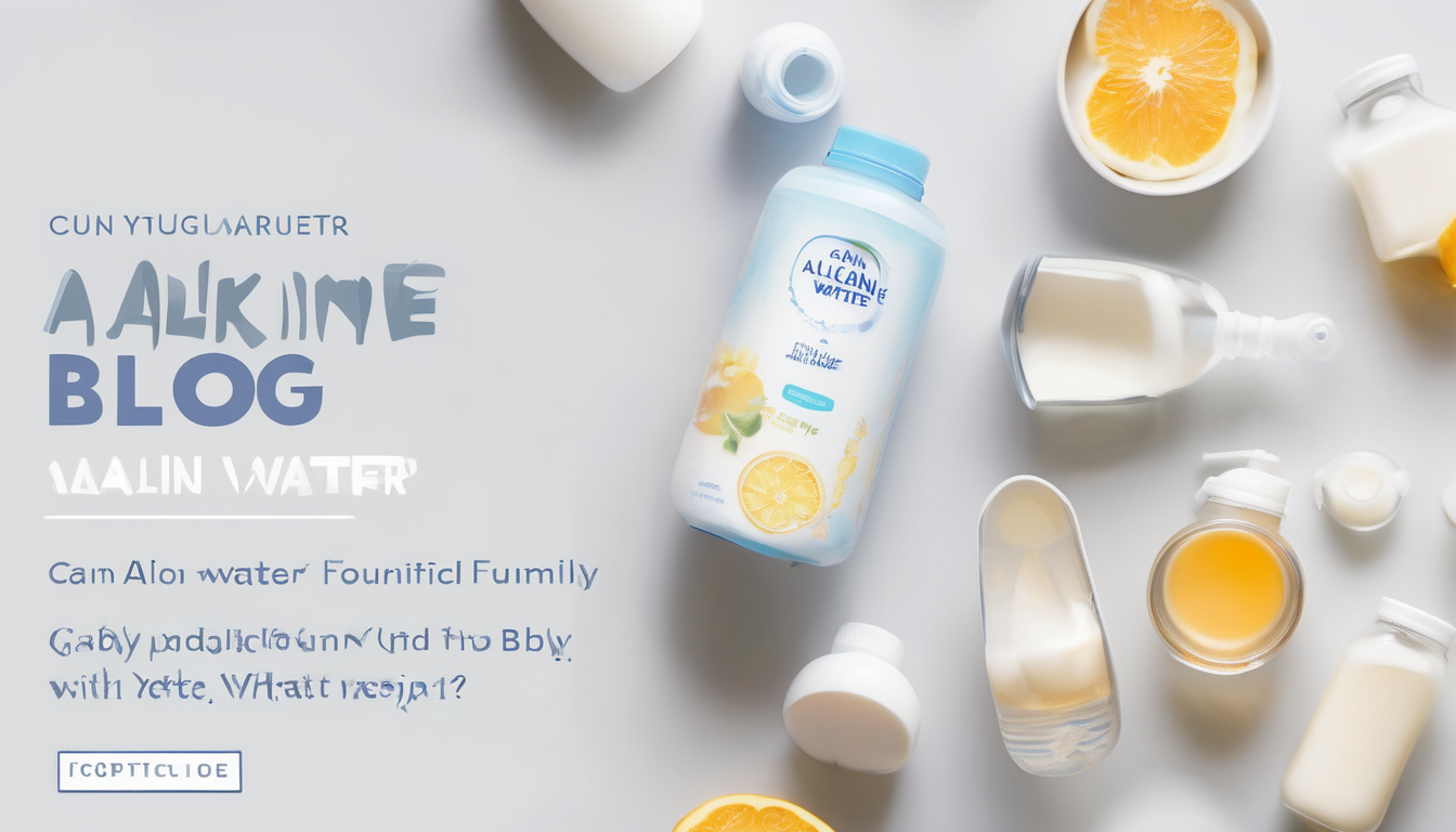 Can you use alkaline water in baby formula? - Professional testing neutral pH water for infant safety