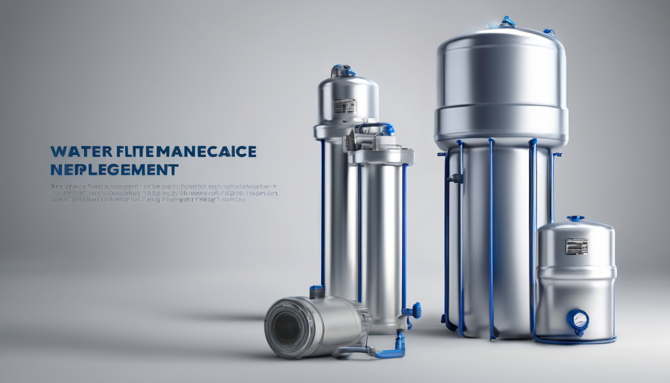 Water Filter Maintenance and Replacement Schedule UAE - professional technician servicing filtration system