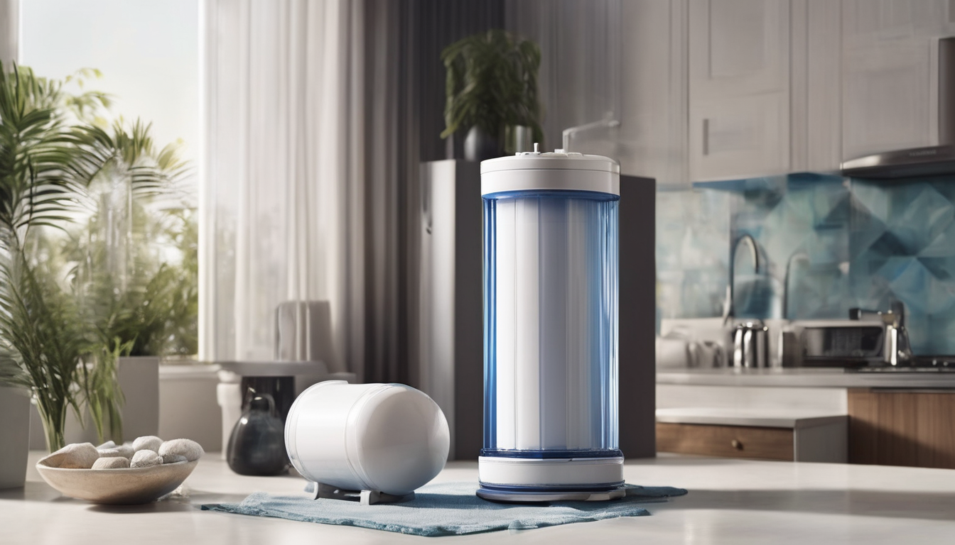 Water Filter Replacement Frequency for Dubai Homes - maintenance technician replacing filter cartridge