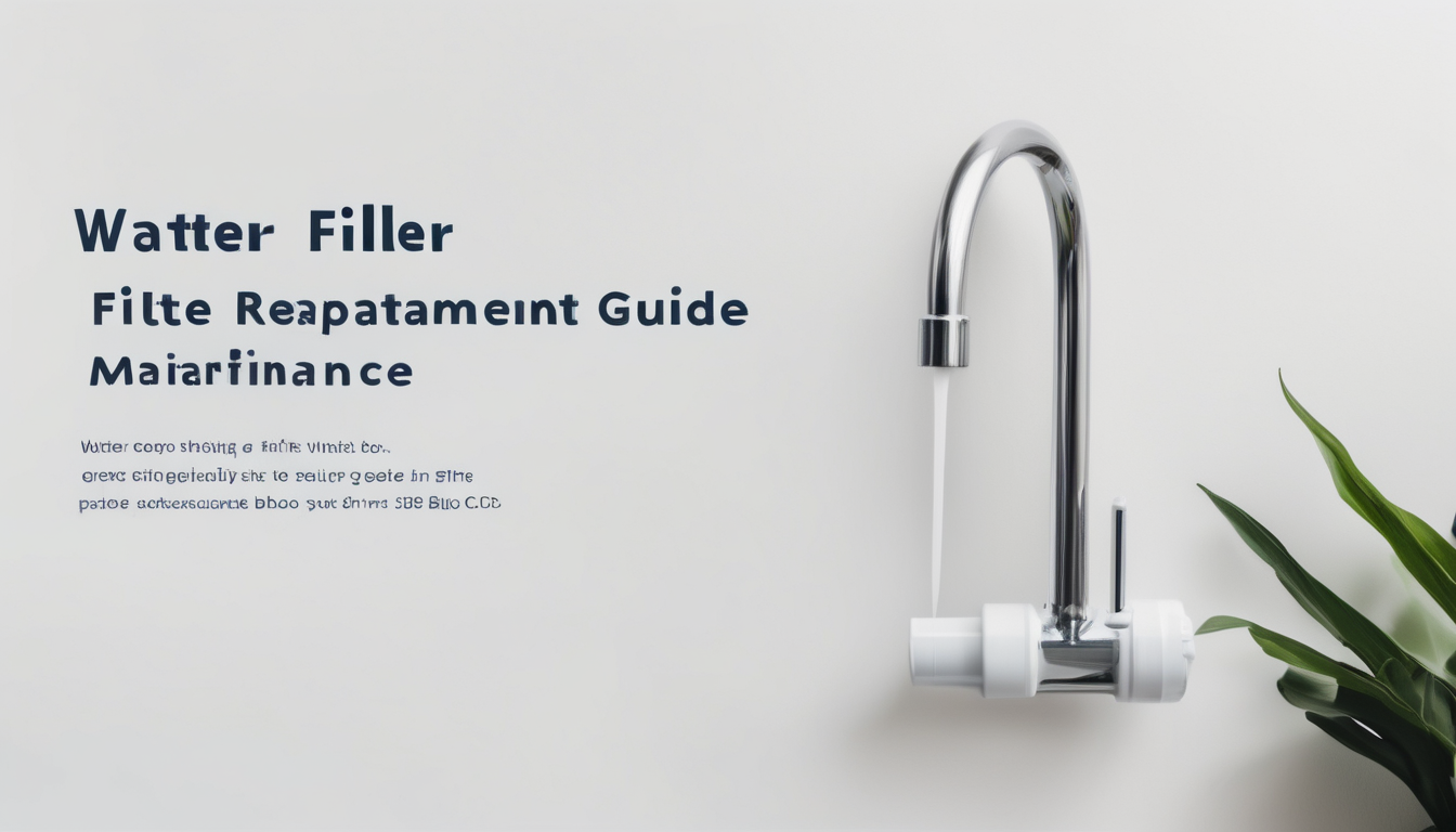 Water Filter Replacement Schedule and Maintenance Guide - professional filter maintenance in Dubai home