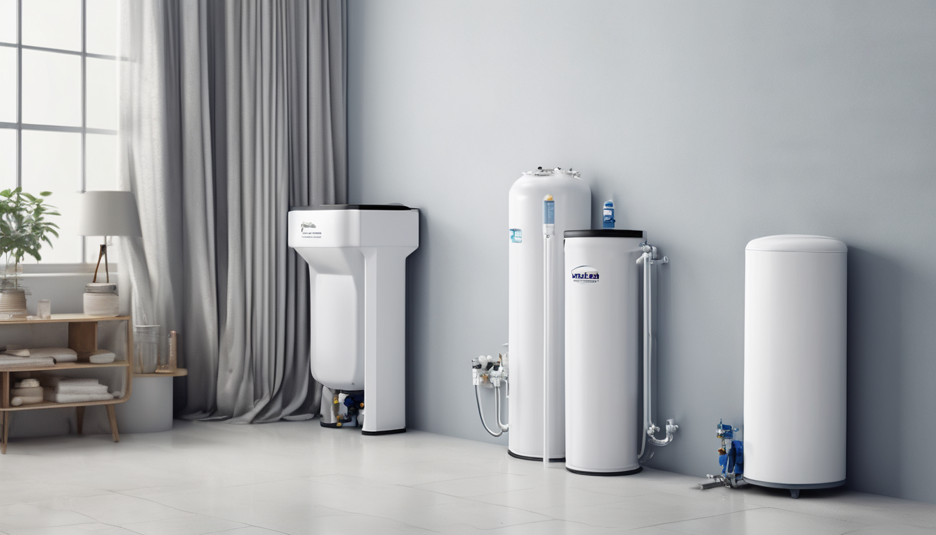 Water Softener Installation Process in Dubai UAE - professional technician installing system in Dubai villa utility room