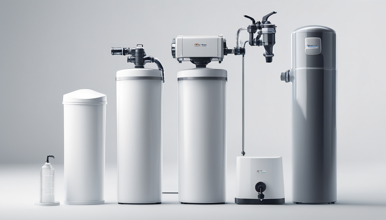 Water Softener vs Water Filter Systems Dubai Comparison - installation diagram showing both systems in Dubai home setting