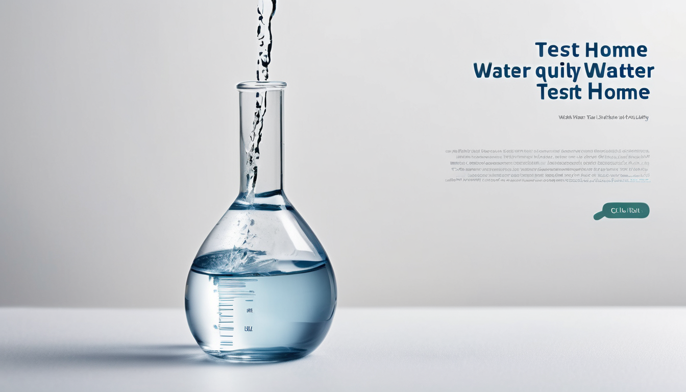 Water Test Kit Analysis for Dubai Home Water Quality - professional testing equipment