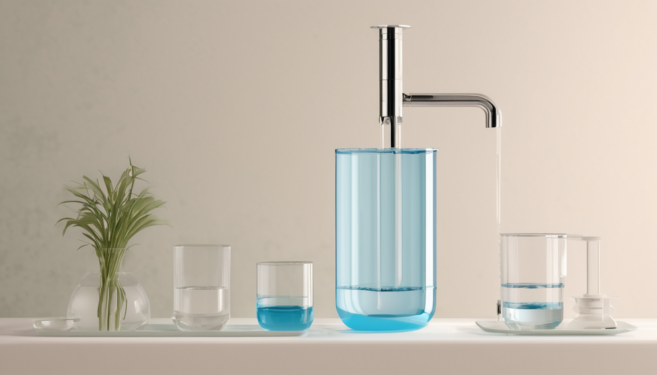 Water Test Kit Analysis for Dubai Tap Water - professional water testing equipment and sample vials