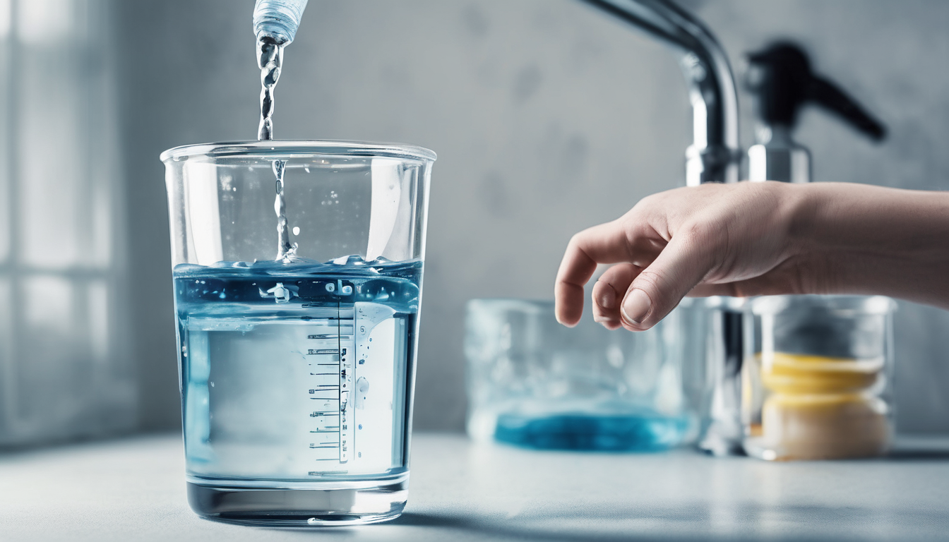 Water Test Kit Usage for Home Water Quality Analysis - professional water testing demonstration