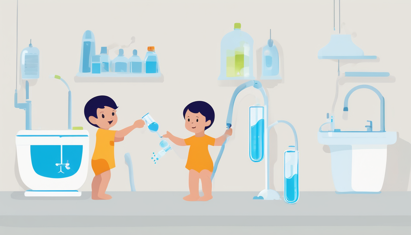 Water Testing for Baby Safety in UAE Homes - technician analysing water samples