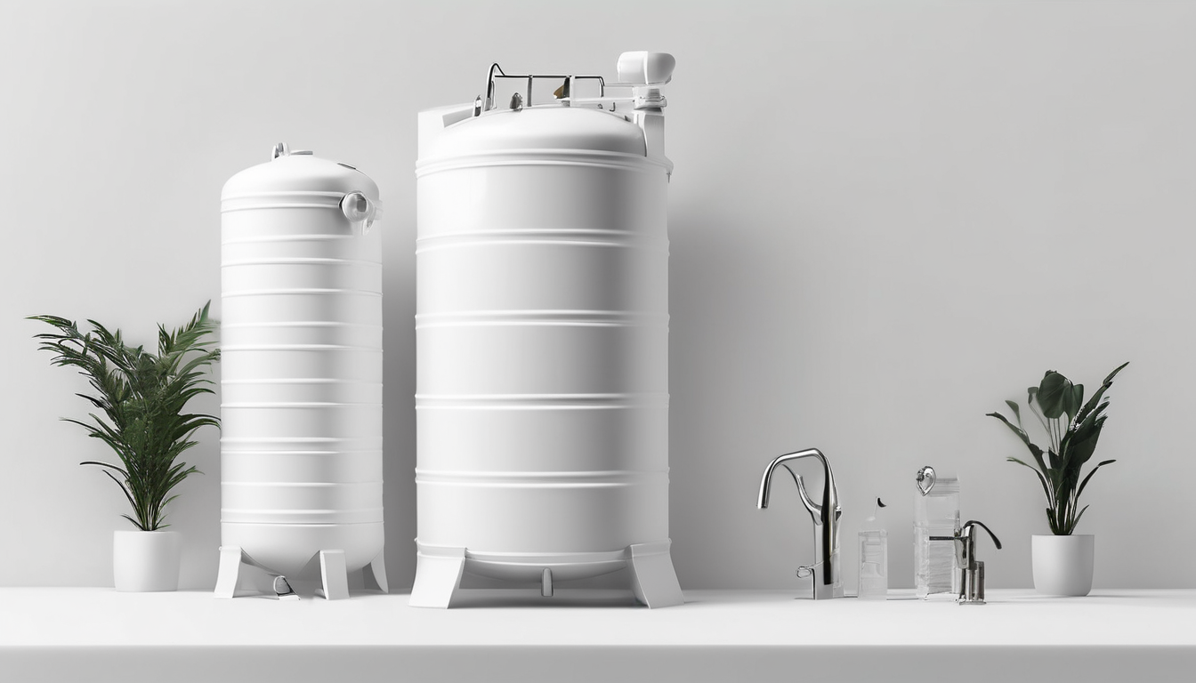 What exactly is water tank cleaning, and how does it work - professional technician cleaning water storage tank