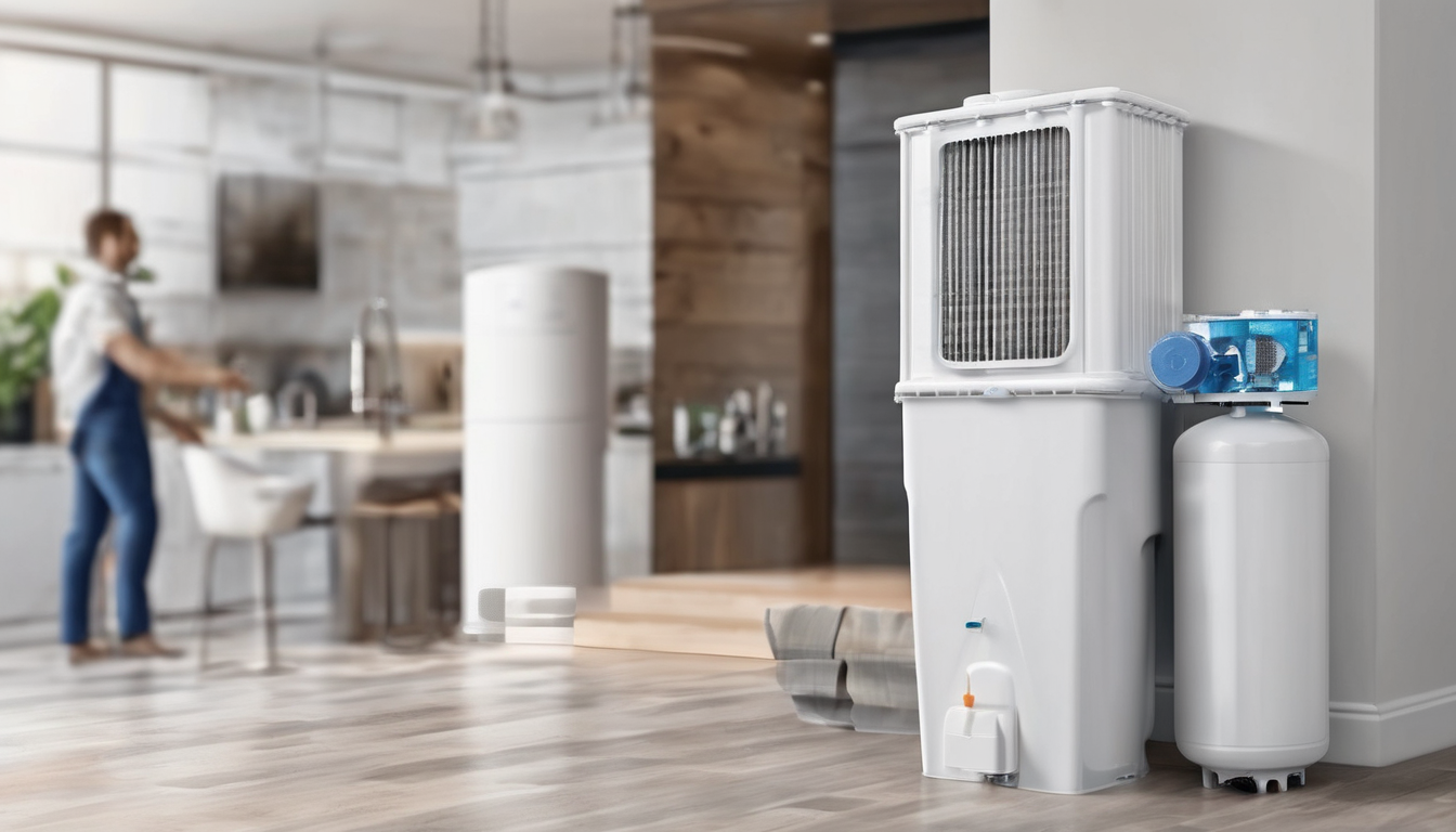 Whole House Water Filter Installation Cost in Dubai - professional technician installing filtration system