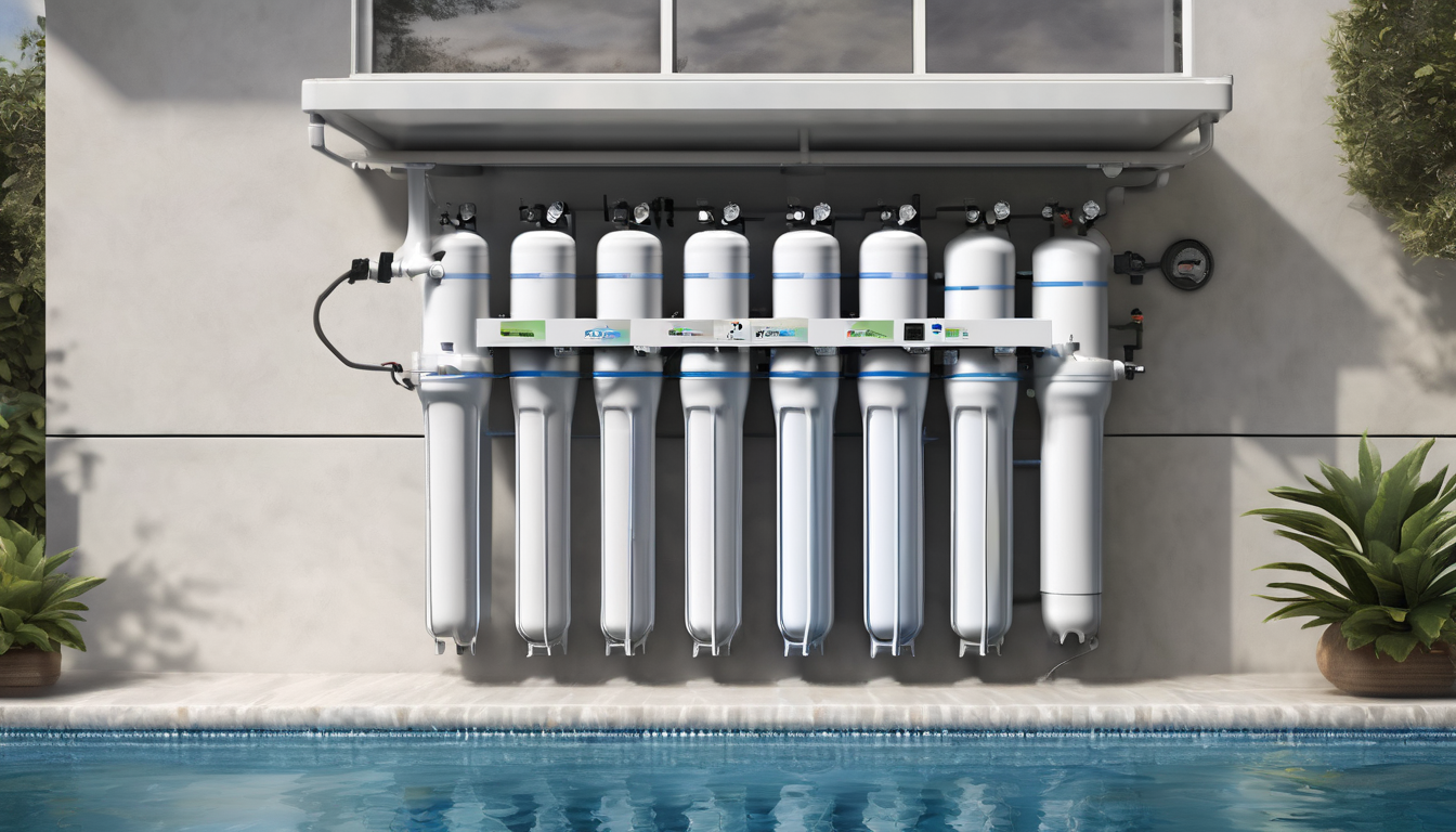 Whole house water filtration installation Dubai guide - professional technician installing system