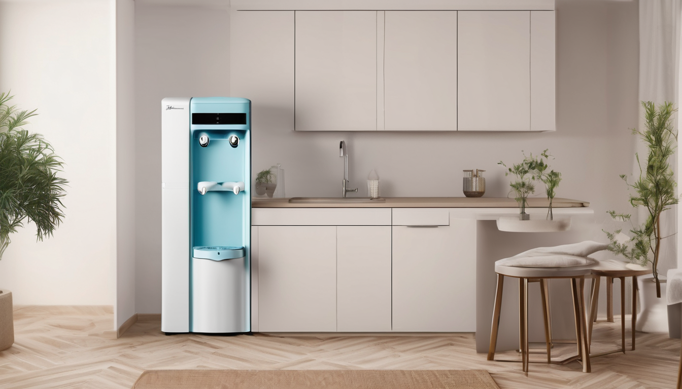 How to Choose a 5 Gallon Water Dispenser in Dubai - modern water cooler in Dubai kitchen setting