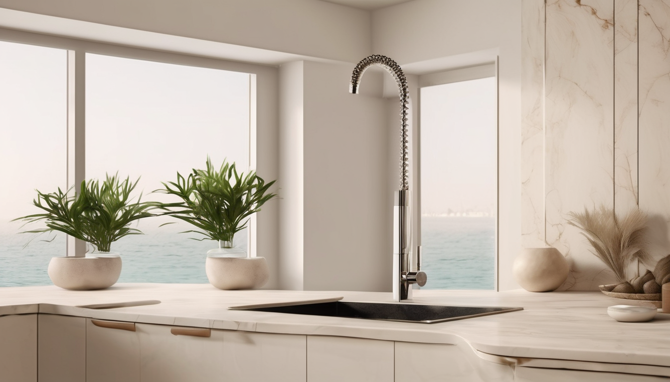 Whole House Water Filter Maintenance Schedule UAE - professional technician servicing filtration system in Dubai villa
